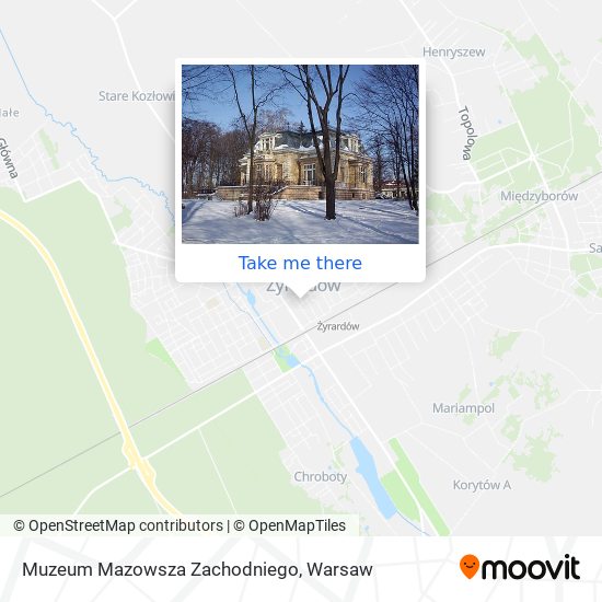 Muzeum Mazowsza Zachodniego map