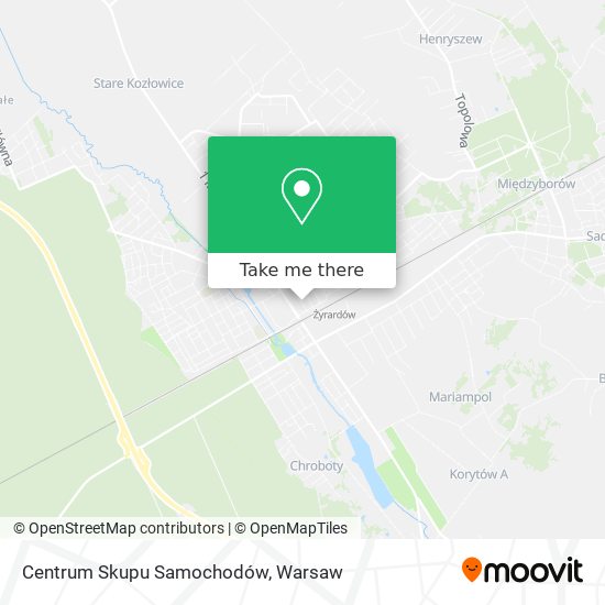 Centrum Skupu Samochodów map