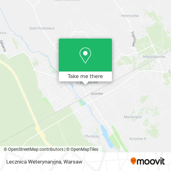 Карта Lecznica Weterynaryjna