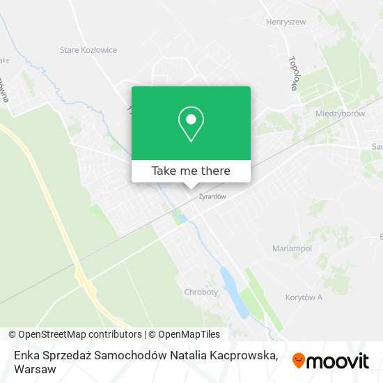 Enka Sprzedaż Samochodów Natalia Kacprowska map