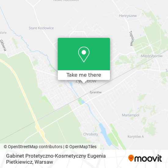 Gabinet Protetyczno-Kosmetyczny Eugenia Pietkiewicz map