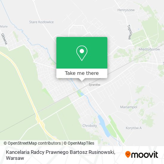 Kancelaria Radcy Prawnego Bartosz Rusinowski map