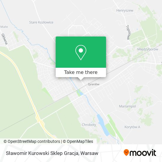 Карта Sławomir Kurowski Sklep Gracja