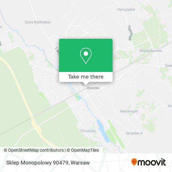 Sklep Monopolowy 90479 map