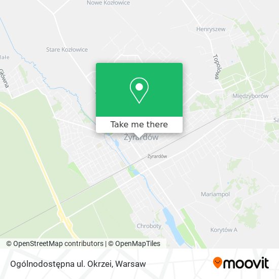 Ogólnodostępna ul. Okrzei map