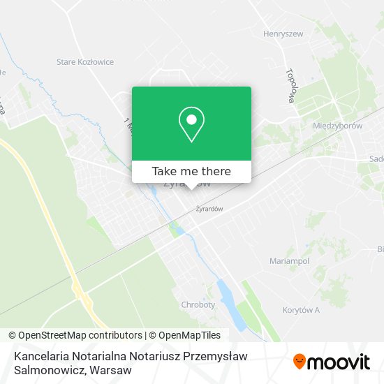 Kancelaria Notarialna Notariusz Przemysław Salmonowicz map