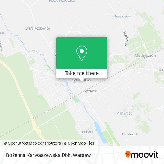 Bożenna Karwaszewska Dbk map