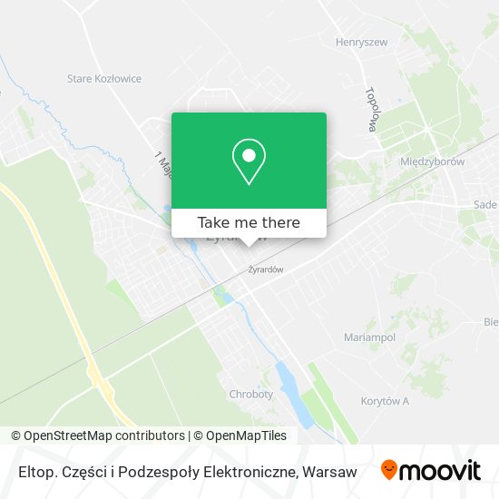 Eltop. Części i Podzespoły Elektroniczne map