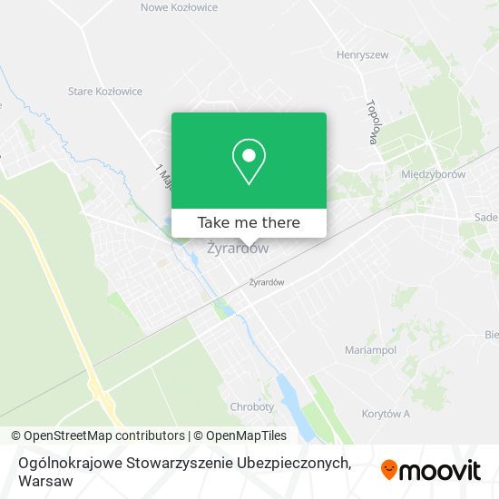 Ogólnokrajowe Stowarzyszenie Ubezpieczonych map