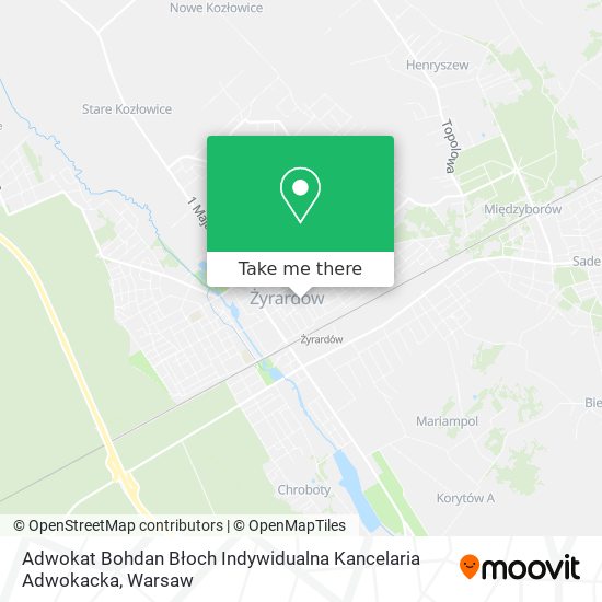 Adwokat Bohdan Błoch Indywidualna Kancelaria Adwokacka map