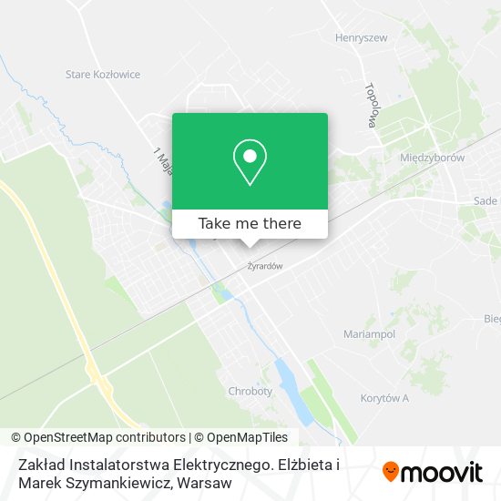 Zakład Instalatorstwa Elektrycznego. Elżbieta i Marek Szymankiewicz map