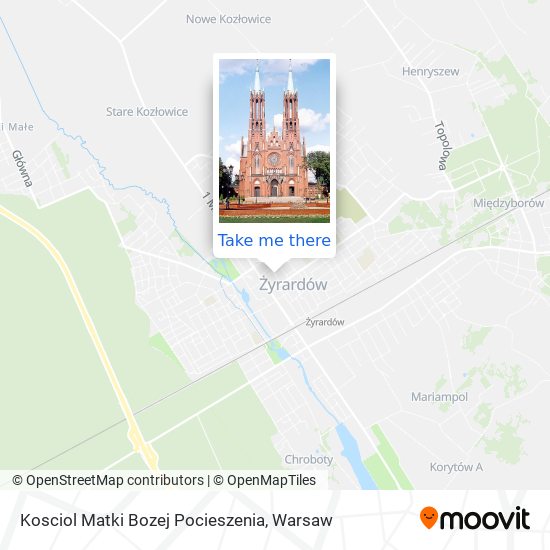 Карта Kosciol Matki Bozej Pocieszenia