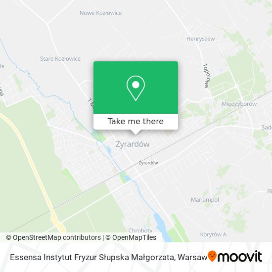 Essensa Instytut Fryzur Słupska Małgorzata map