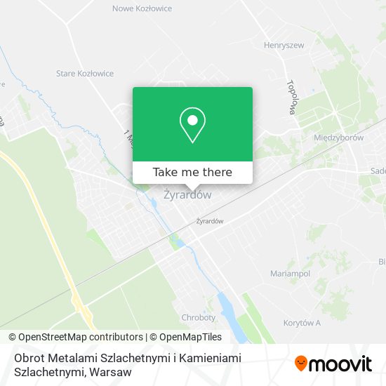 Obrot Metalami Szlachetnymi i Kamieniami Szlachetnymi map