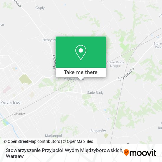 Stowarzyszenie Przyjaciół Wydm Międzyborowskich map