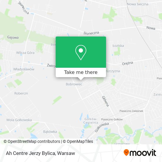 Ah Centre Jerzy Bylica map