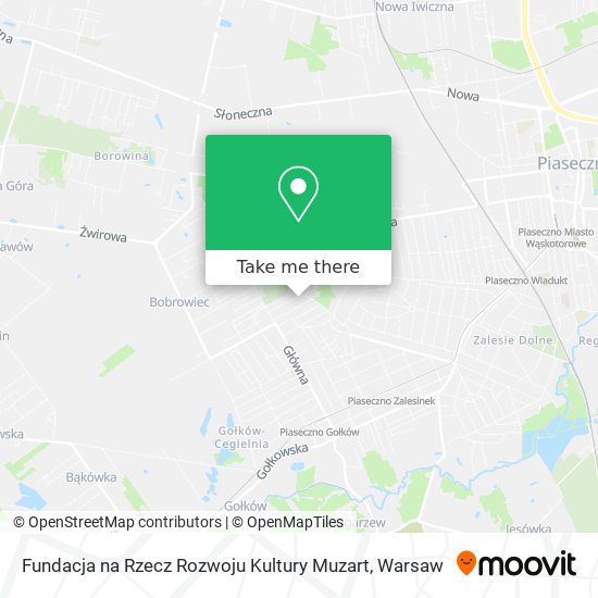 Fundacja na Rzecz Rozwoju Kultury Muzart map