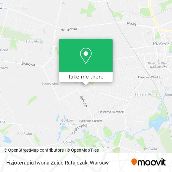 Fizjoterapia Iwona Zając Ratajczak map