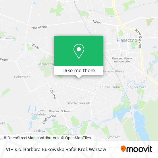 VIP s.c. Barbara Bukowska Rafał Król map