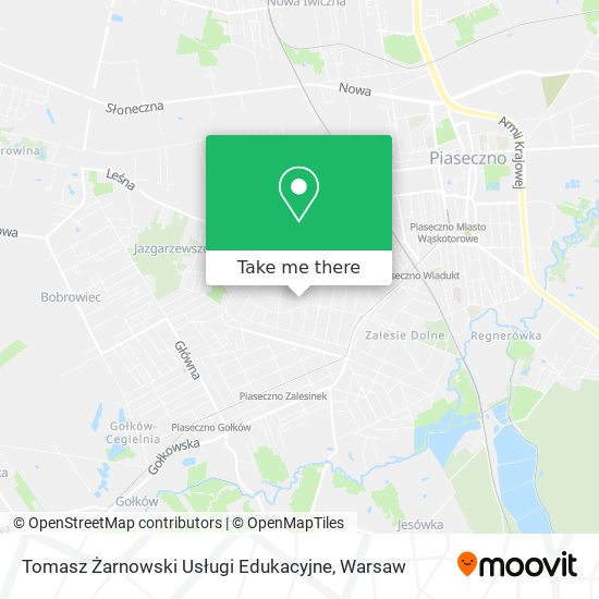 Tomasz Żarnowski Usługi Edukacyjne map