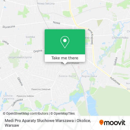 Medi Pro Aparaty Słuchowe Warszawa i Okolice map