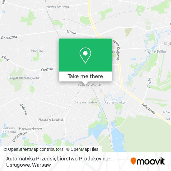 Automatyka Przedsiębiorstwo Produkcyjno-Usługowe map