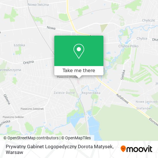 Prywatny Gabinet Logopedyczny Dorota Matysek map