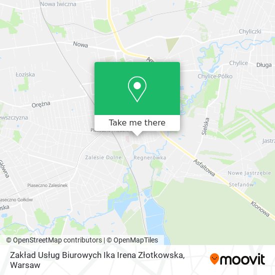 Zakład Usług Biurowych Ika Irena Złotkowska map