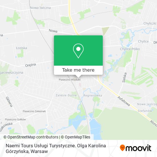 Naemi Tours Usługi Turystyczne. Olga Karolina Górzyńska map