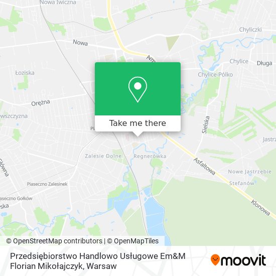 Przedsiębiorstwo Handlowo Usługowe Em&M Florian Mikołajczyk map