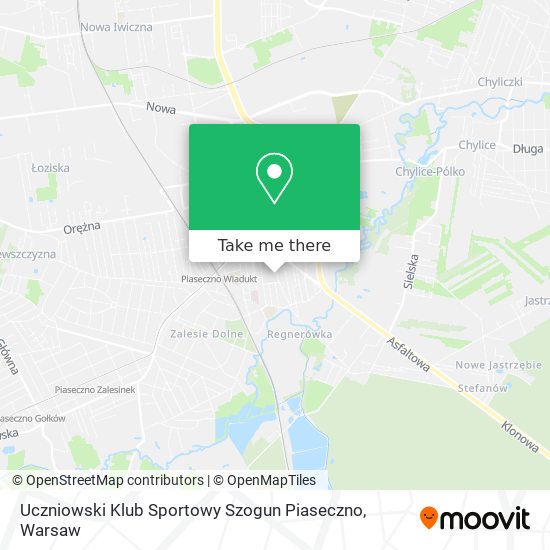 Uczniowski Klub Sportowy Szogun Piaseczno map