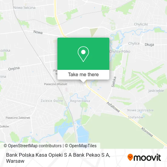 Bank Polska Kasa Opieki S A Bank Pekao S A map