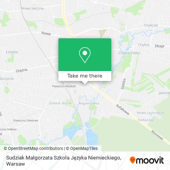 Sudziak Małgorzata Szkoła Języka Niemieckiego map