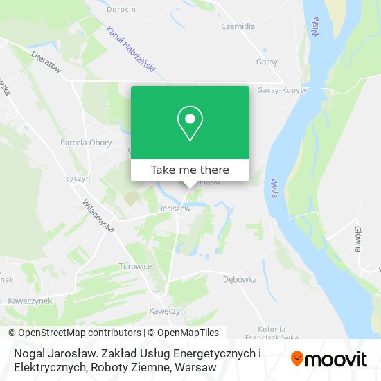 Nogal Jarosław. Zakład Usług Energetycznych i Elektrycznych, Roboty Ziemne map