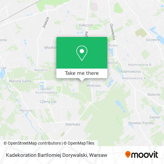 Kadekoration Bartłomiej Dorywalski map