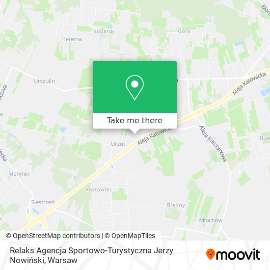 Relaks Agencja Sportowo-Turystyczna Jerzy Nowiński map