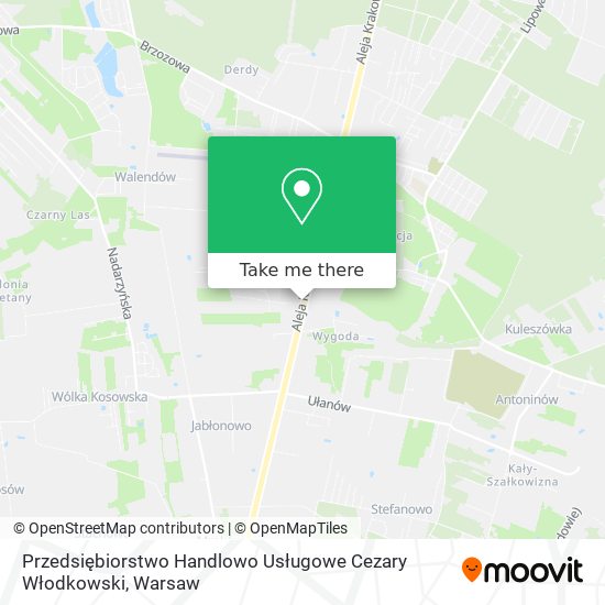 Przedsiębiorstwo Handlowo Usługowe Cezary Włodkowski map