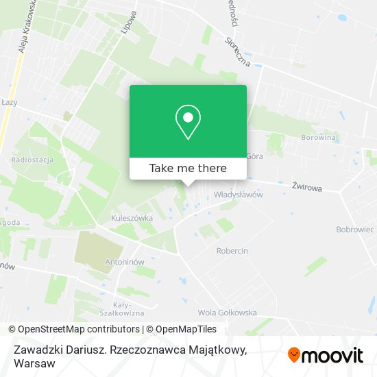 Zawadzki Dariusz. Rzeczoznawca Majątkowy map