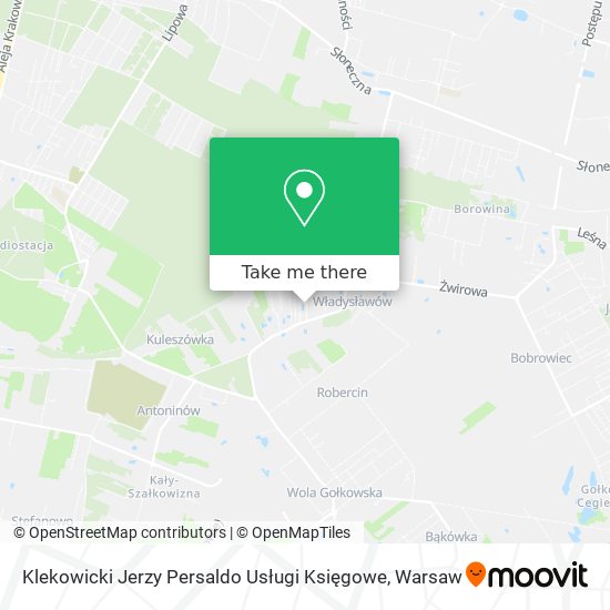 Klekowicki Jerzy Persaldo Usługi Księgowe map