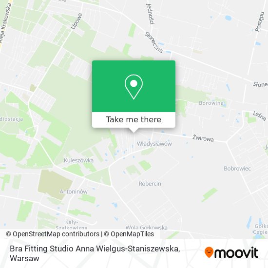 Bra Fitting Studio Anna Wielgus-Staniszewska map