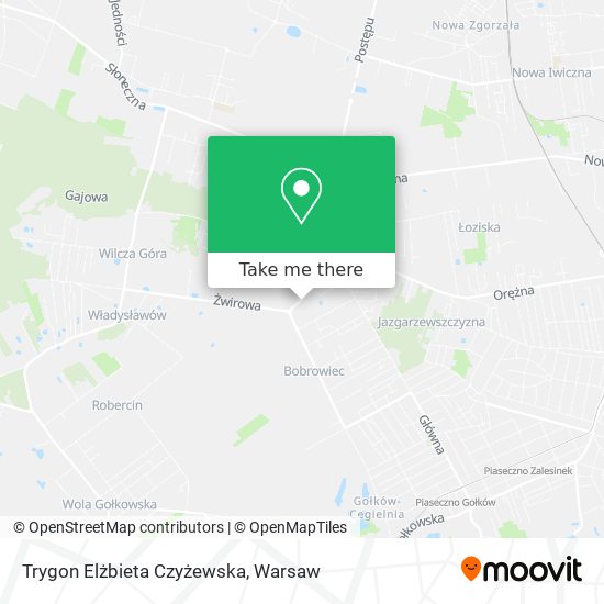 Trygon Elżbieta Czyżewska map