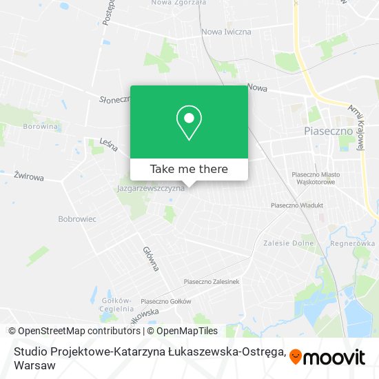 Studio Projektowe-Katarzyna Łukaszewska-Ostręga map