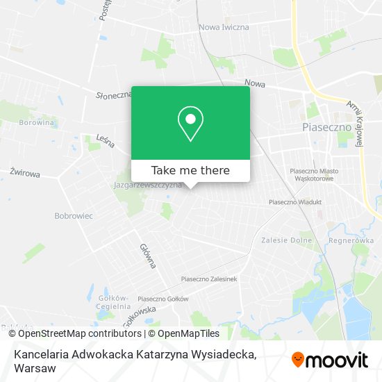 Kancelaria Adwokacka Katarzyna Wysiadecka map