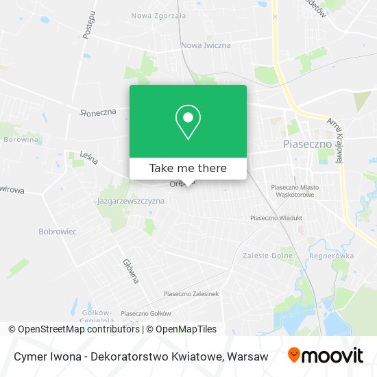 Cymer Iwona - Dekoratorstwo Kwiatowe map