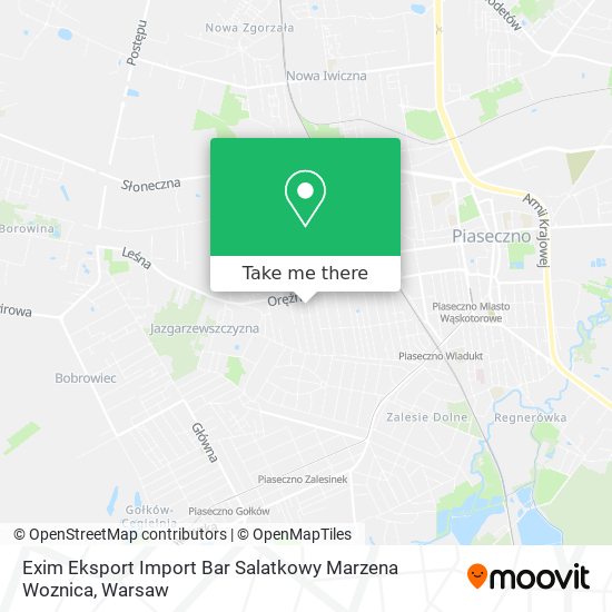 Exim Eksport Import Bar Salatkowy Marzena Woznica map