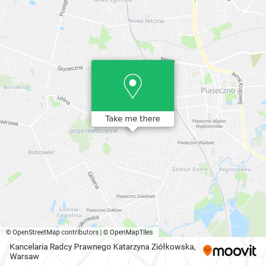 Kancelaria Radcy Prawnego Katarzyna Ziółkowska map