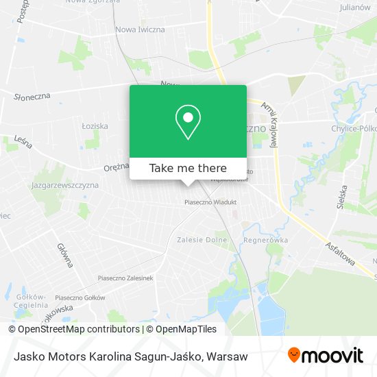 Jasko Motors Karolina Sagun-Jaśko map