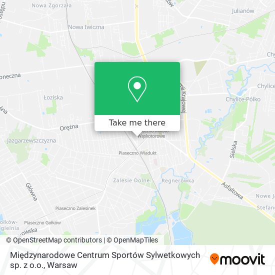 Międzynarodowe Centrum Sportów Sylwetkowych sp. z o.o. map