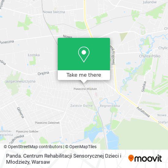 Panda. Centrum Rehabilitacji Sensorycznej Dzieci i Młodzieży map