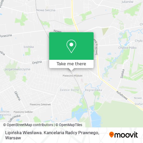 Lipińska Wiesława. Kancelaria Radcy Prawnego map